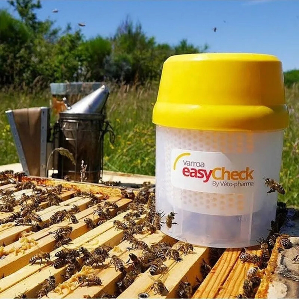 양봉 바로아 테스트 병 분무기 꿀벌 벌집 진드기 검사 양봉가 도구 원예 용품