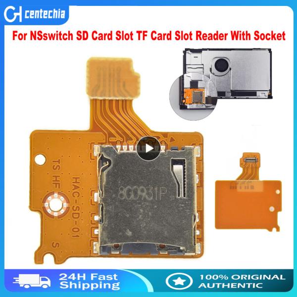 [오늘출발] 스위치 마이크로 Sd Tf 카드 슬롯 편리한 카드 리더기 Nsswitch Sd 카드 슬롯 게임 장비 소매 브랜드 신제