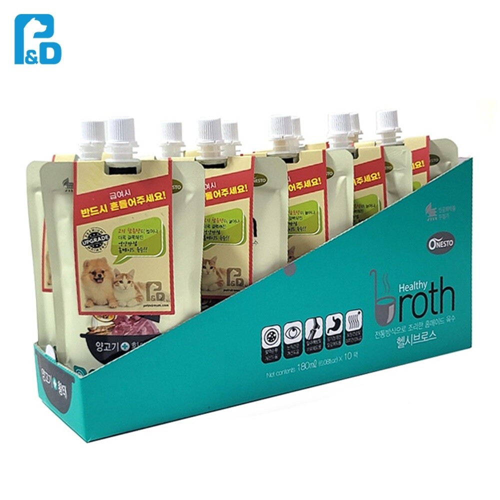 [오늘출발] 영양만점 강아지황태국 무첨가제 영양식 양고기 180ml x10