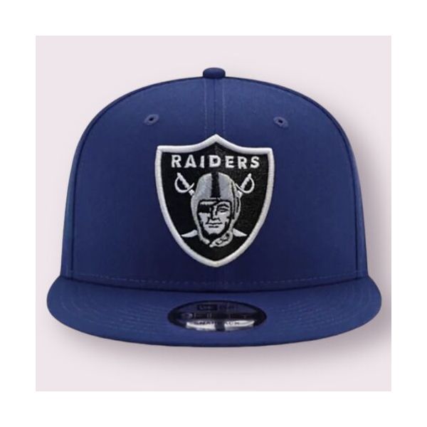 관부가세포함 라스베이거스 레이더스 9FIFTY 조절 가능 캡 - NFL 뉴 에라 모자 로열 블루 스냅백