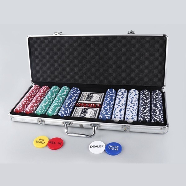 포커칩 세트 알루미늄 케이스 칩세트 텍사스홀덤