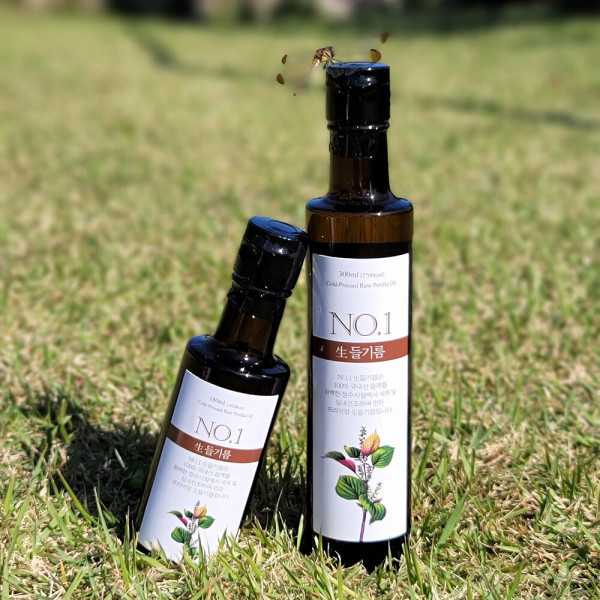 [오늘출발] 앤오일 특A급 통들깨100% 당일착유 완전 냉압착 생들기름300ml
