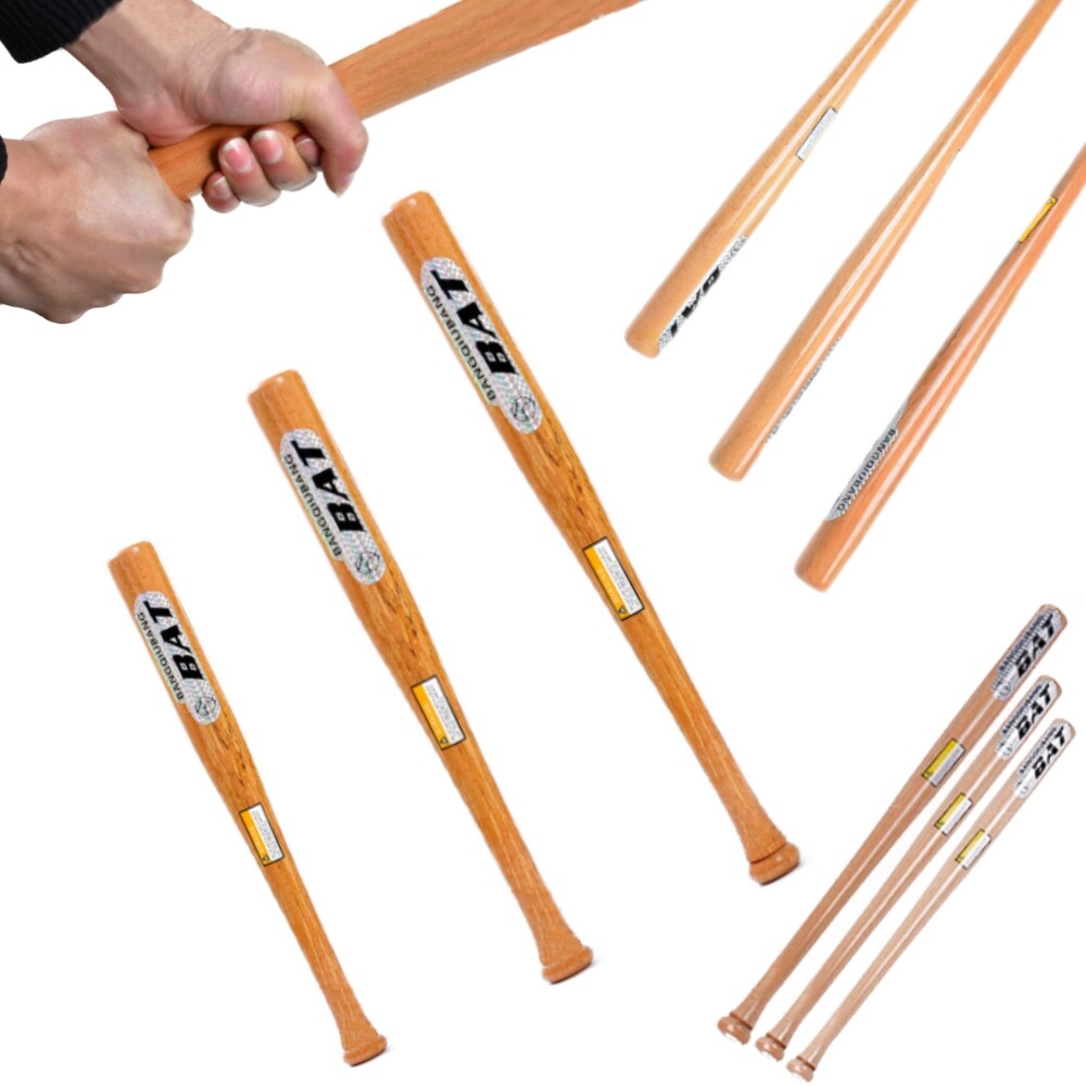 [오늘출발] (택배무료) 소형-대형 나무 야구 방망이 배트 빠따 호신용 자취 여친 선