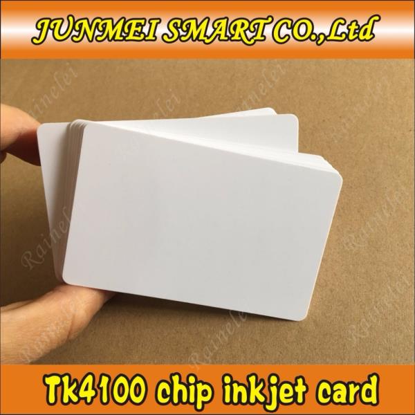 [오늘출발] [해외] 캐논 프린터 무료 쇼핑 50 개/몫 125KHZ 인쇄 가능한 PVC RFID 스마트 ID 빈 카드 TK4100/EM4100 칩 엡 손/