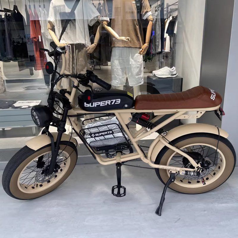 전기 자토바이 팻바이크 48V 15Ah 듀얼모드 서스펜션 장착 주행거리 85km