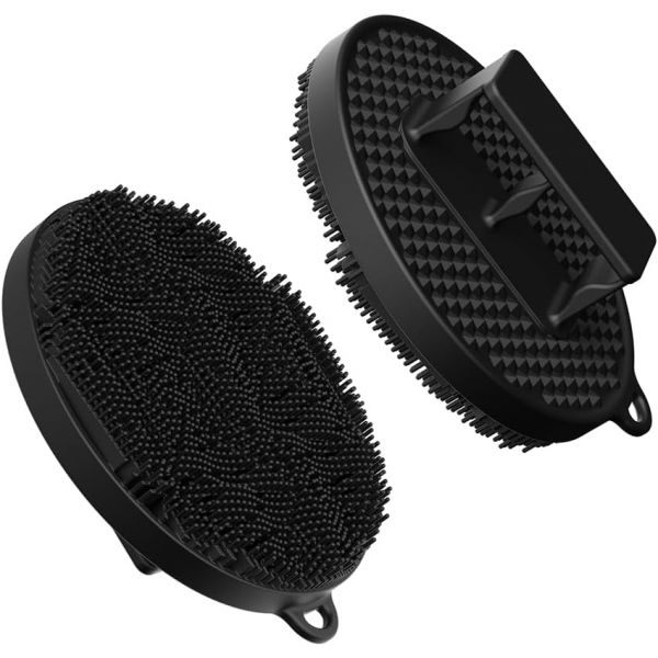 [오늘출발] 샤워할 때 사용하는 실리콘 바디 스크러버 민감한 피부를 위한 친환경 바디 스크러버 딥 클린  남성 여