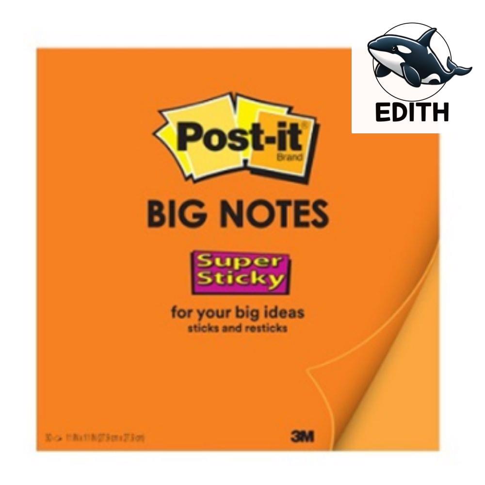 [오늘출발] 포스트잇 빅노트 네온 그린 문구류사이트 문구몰 온라인문구 유치원문구 문구샵 학생문구 귀여운포스트잇