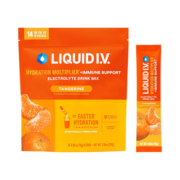 리퀴드아이브이 리퀴드 Liquid I.V 하이드레이션 멀티플라이어 이뮨서포트 전해질파우더 14스틱