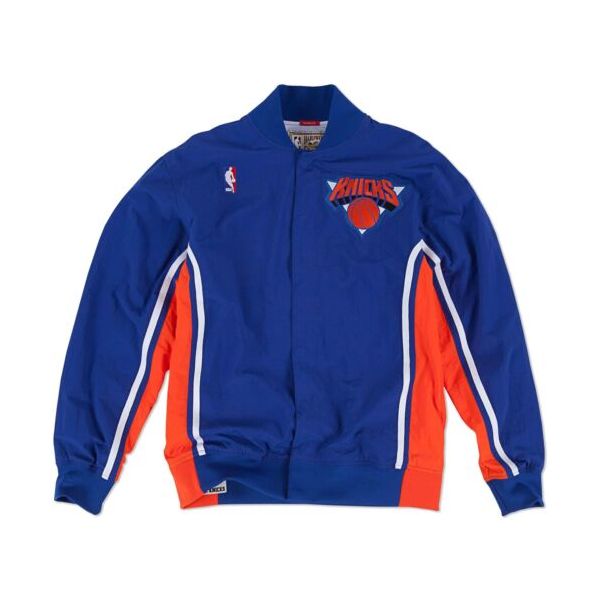 미첼앤네스 남자 NBA 웜업 집업 자켓 KNICKS 92 93