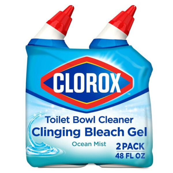 브리타 Clorox 클로록스  99.9% 살균 세균제거 오염 찌든때 비연마성 변기 세척제 700ml X 2팩 미국정품배송