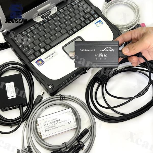 [오늘출발] 지게차 진단 스캐너 도구 CF19 노트북 풀 세트 트럭컴 도요타 BT Jungheinrich Judit SPP Linde canbox doc