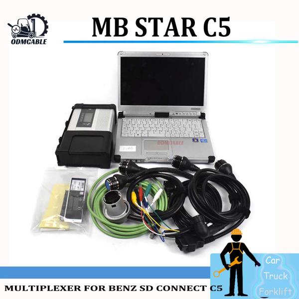 [오늘출발] MB 스타 C5 SD 연결 SSD 2024 HHT WIN 진단 시스템 컴팩트 5 벤츠 MB 진단 도구 CFC2 노트북용