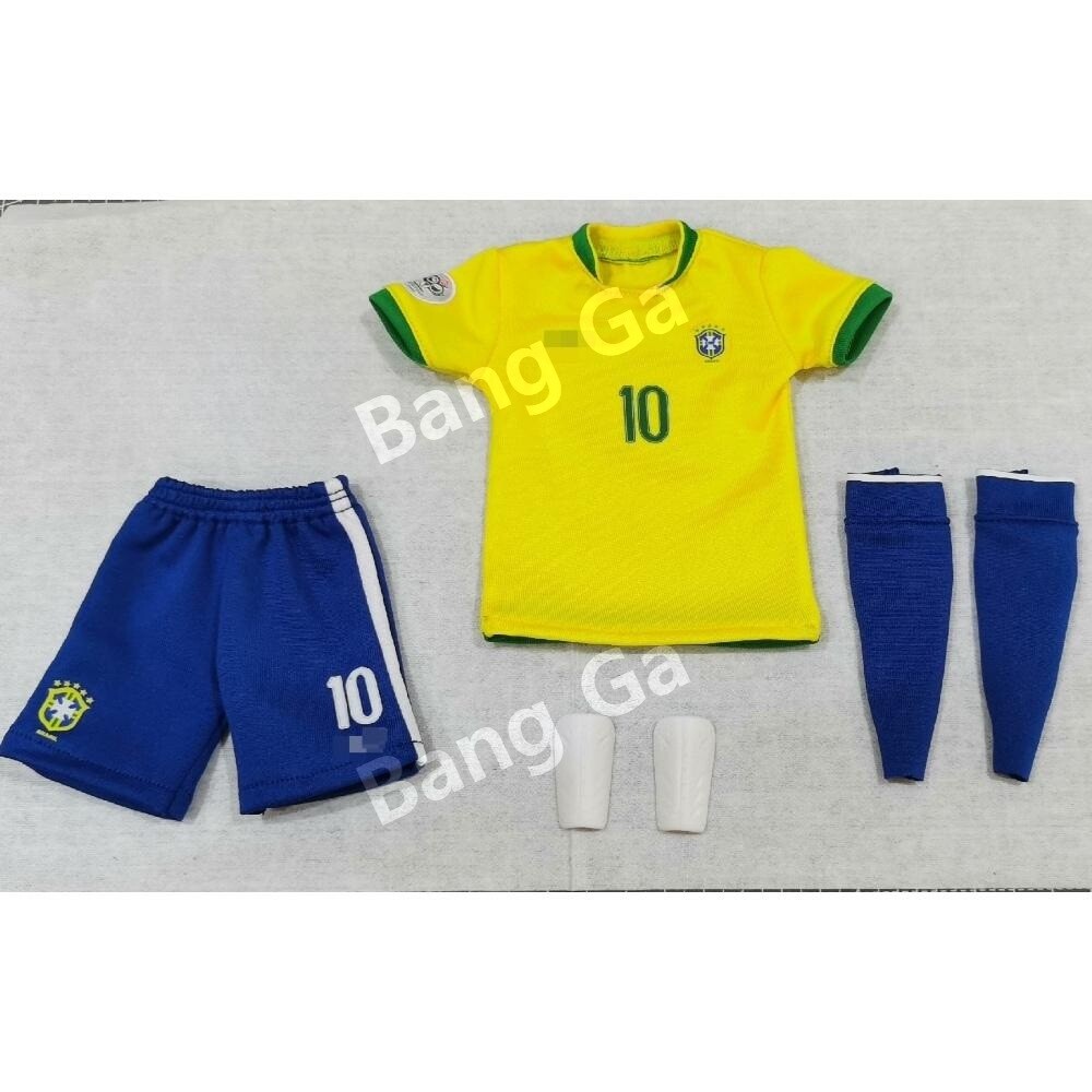 호나우지뉴 브라질 국가 대표팀 2006 홈시즌 1/6 축구피규어 유니폼 -호나우지뉴 유니폼