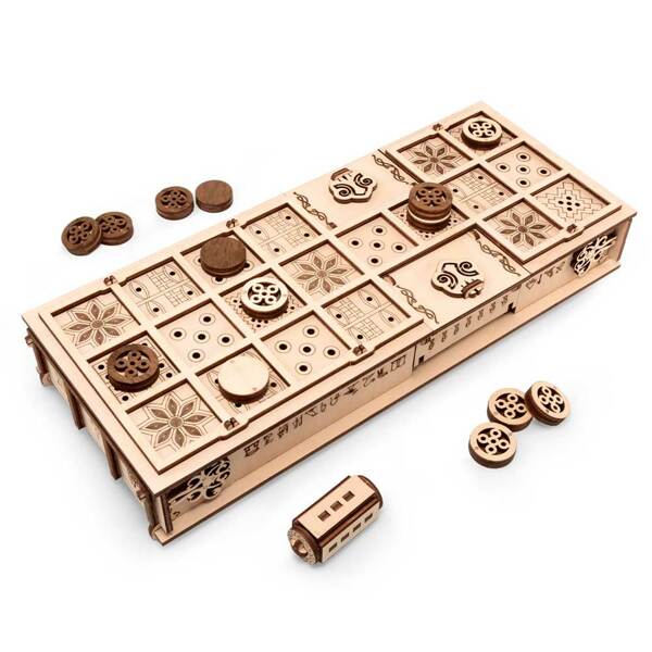 이더블유에이 (현대Hmall)DIY 나무 조립 키트 입체 퍼즐 게임세트 Ur Senet