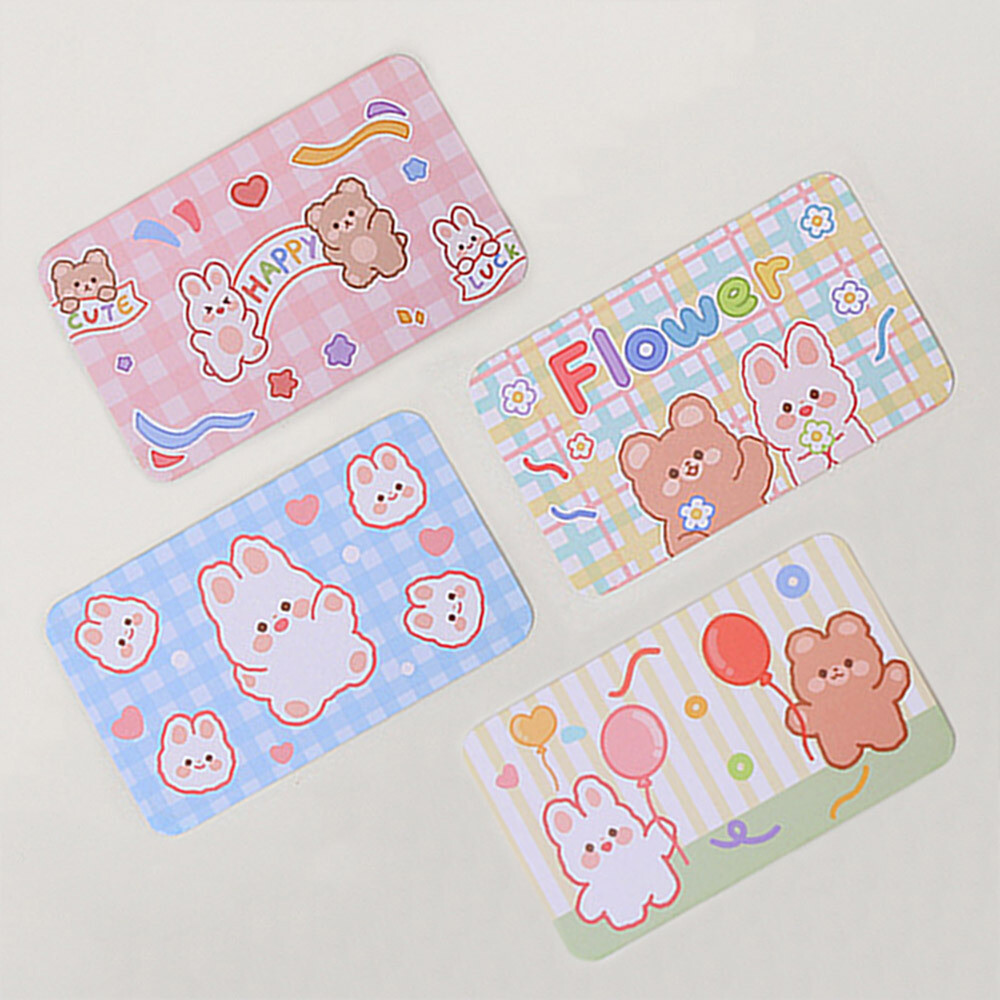 [오늘출발](택배무료) 파스텔 스크래치카드 80개 행운 복권 카드 이벤트