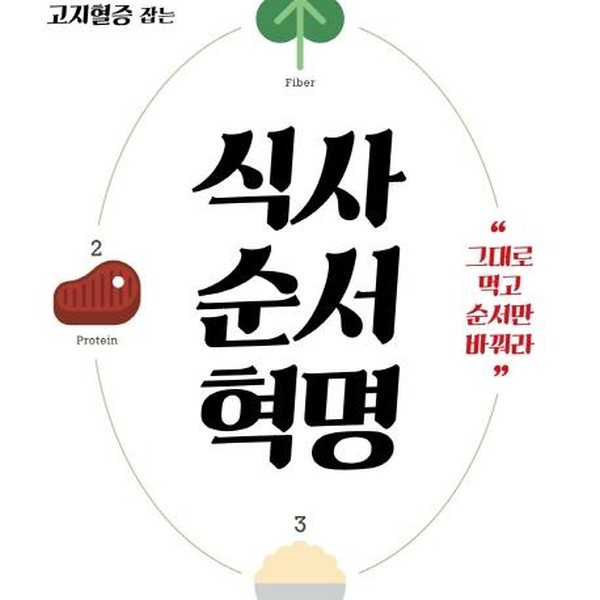 중앙북스 식사순서혁명 - 소리 없는 살인자 고혈압.고혈당.고지혈증 잡는