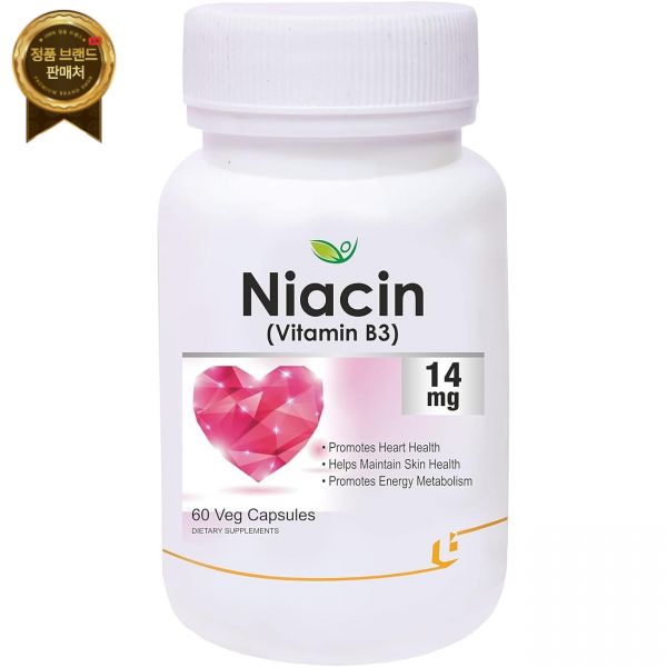 Generic 뉴트라닉스 TNA 나이아신 14mg 이노시톨 50mg 보충제 포함 비타민 B3 - 60가지 야채 캡슐