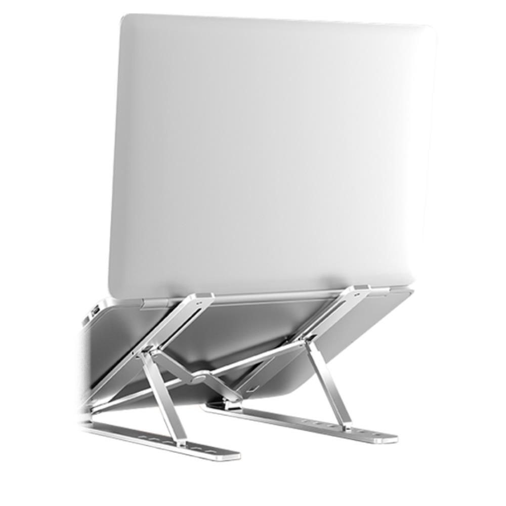 [오늘출발] 직장인 대학생 휴대용 접이식 메탈 노트북 거치대 1단 접이식받침대 휴대용노트북받침대 노트북받침