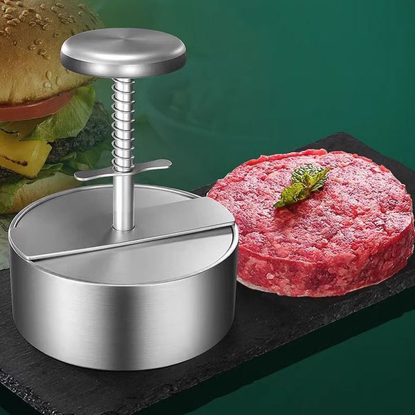 교보문고 보드겜 패티프레스 스테인리스 떡갈비 둥근 햄버거 8cm P638