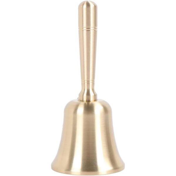 GOODCHI 핸드 벨 스윙 황동 디너 내구성 레스토랑 매장 용품 축제 타악기 호출