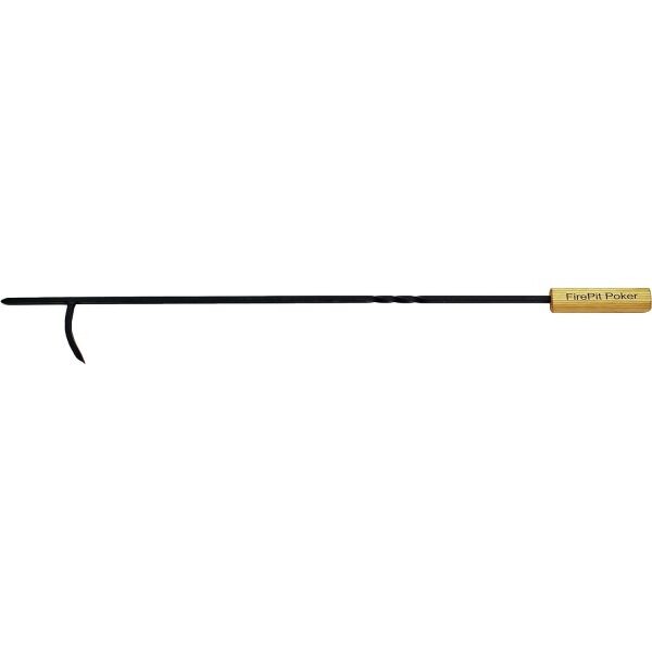 캠프파이어 화구 화로 나무난로를 위한 나무 손잡이가 있는 코티지 플레이스 대형 철재 포커