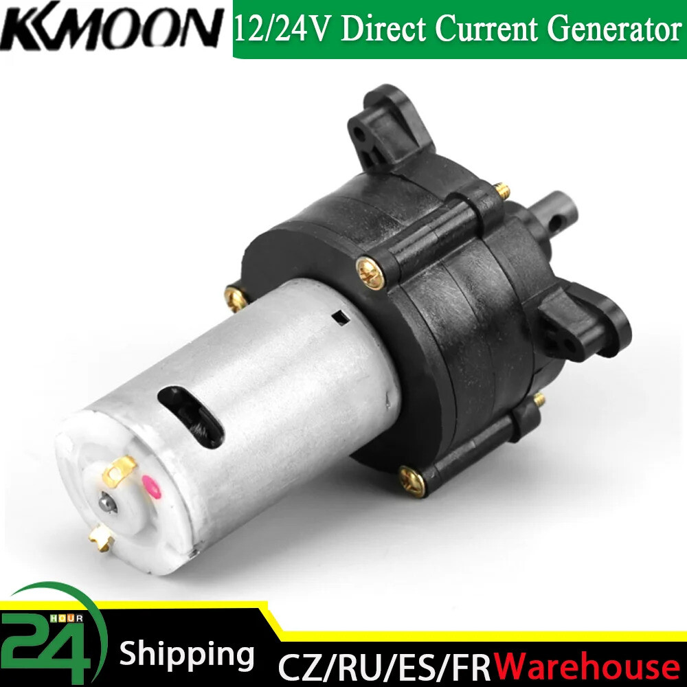12/24V 직류 발전기 수동 크랭크 디나모 유압 테스트 모터 풍력 에너지 Dynamotor 비상 대기 등