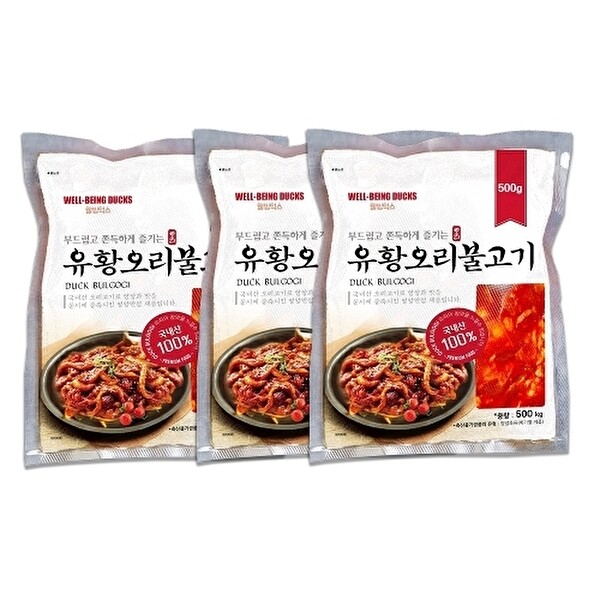 I-rang 엄마마음 국내산 1등급 무항생제 양념 유황 오리고기 오리불고기 오리