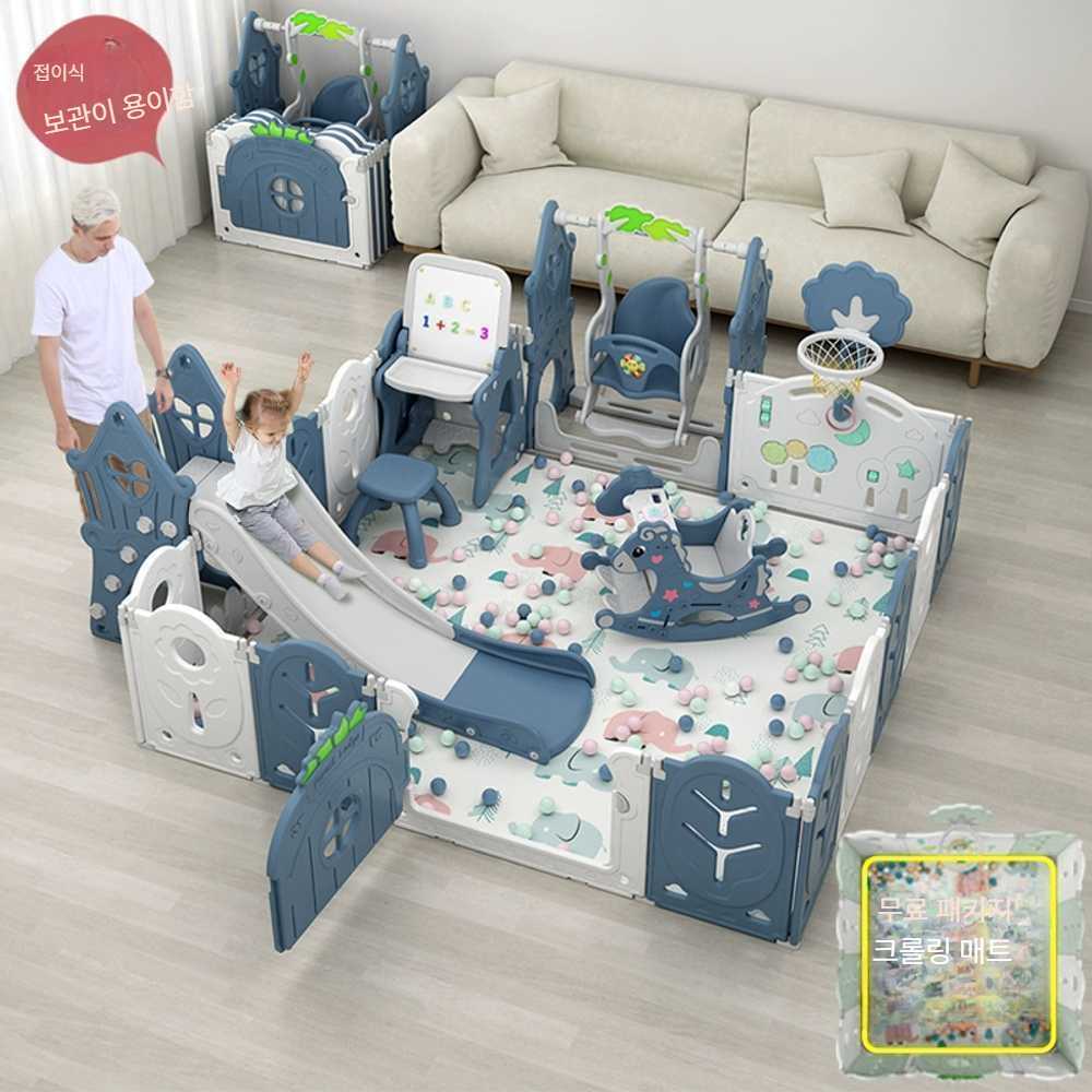 백이 어린이 실내 홈 게임 울타리 아기 유아 놀이 공원 안전 크롤링 매트 울타리 유아 보호 울타리