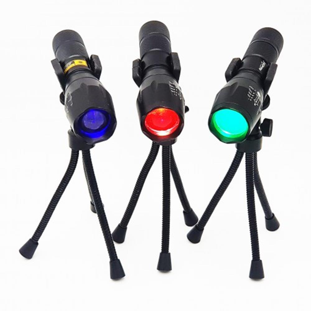 빛합성 3원색 각도조절 줌기능 칼라손전등 삼각대포함 수업용 과학준비물