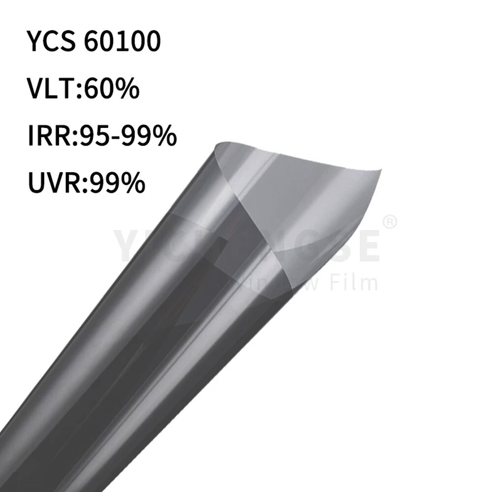 [오늘출발] [해외] 그늘막 VLT 60 IRR95 UV99 눈부심 방지 UV 보호 하이 퀄리티 나노 세라믹 태양광 자동차 윈도우 틴트 필름