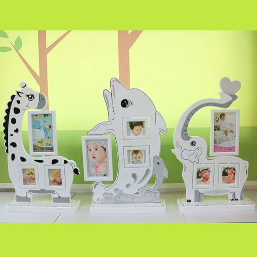 [오늘출발] 포토테이블 액자 아기 돌 사진 성장 회전 액자 코끼리 가족사진액자 동물액자 인테리어액자