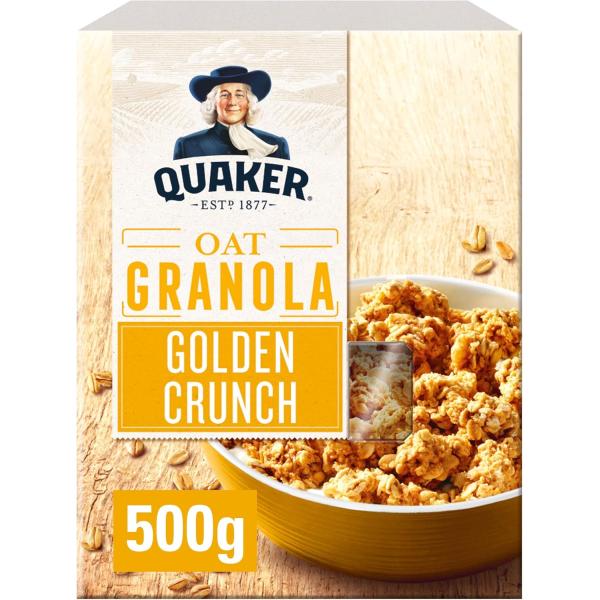 몽호 그래놀라 Quaker Golden Crunch Flavour Oat Granola 500 g