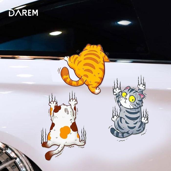 BZFJ45MJ_49다름S 탈출 고양이 차량용 스티커 대 DIY 셀