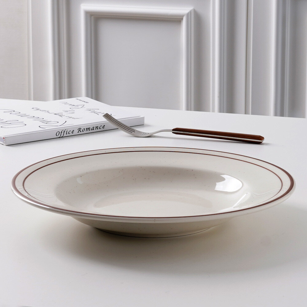 [오늘출발] 턱스톤 바하마스 파스타 접시 2호 카페 샐러드 볶음밥 리조또 그릇 플레이트