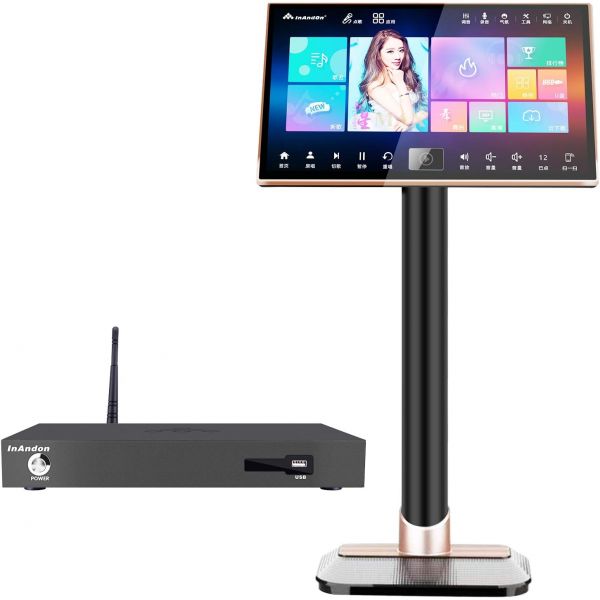 KVV5 프로 노래방 플레이어 지능형 보이스 키잉 머신 온라인 영화 듀얼 시스템 공존 실시간 스코어 더 뉴