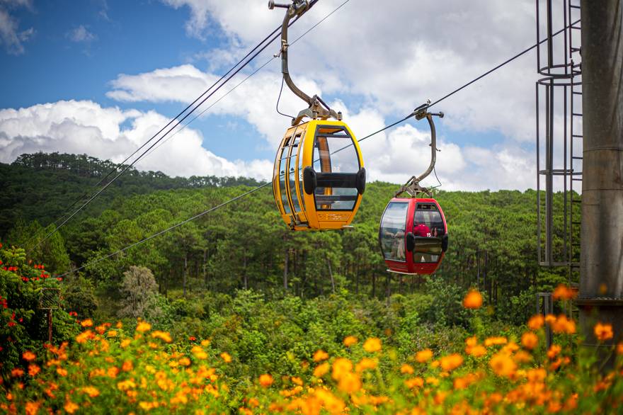 단독차량/영어 달랏 클래식 일일 투어 (케이블카 루지 입장권 점심 콩카페 포함)