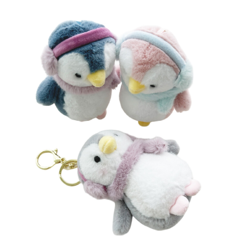 [오늘출발] (무료배송) 고급 귀달이 펭귄 인형 키링 열쇠고리 키홀더 가방고리 인형키