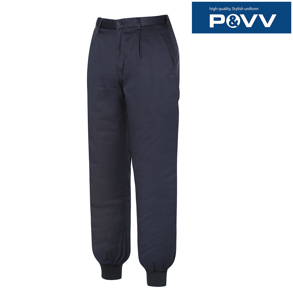 O- P-320 추동 솜바지 네이비 28~42인치 겨울 작업복 바지 근무복 팬츠 여성 남자 빅사이즈 방한바지 파브