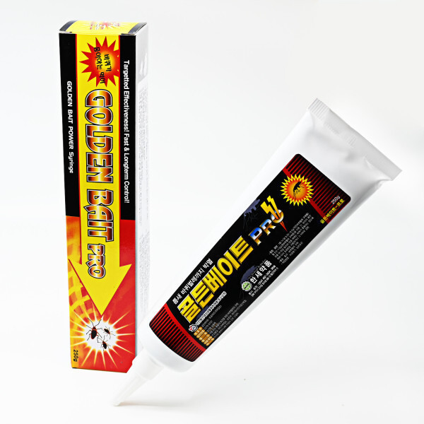 [오늘출발]한세약품 골든베이트프로 바퀴벌레 겔 살충제 식독제 퇴치제 250g 강력한 약국 바퀴약 먹이캡30개 트랩 12개 증정