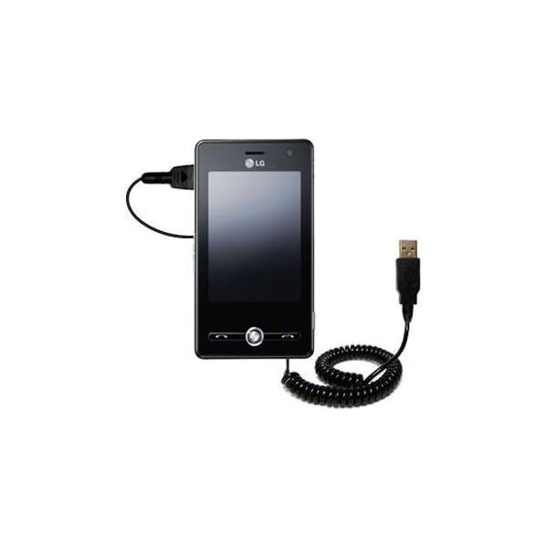 LG MS25용 USB 충전 데이터 코일 케이블이 하나의 고유 팁익스체인지 지원 케이블로 및 동기화됩니다