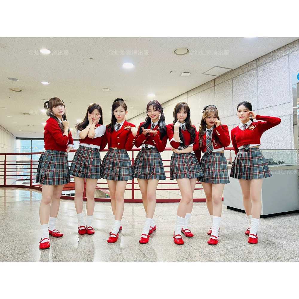 단체 댄스복 교복 공연복 댄스 공연복 아이돌 걸그룹 무대 의상 유니폼