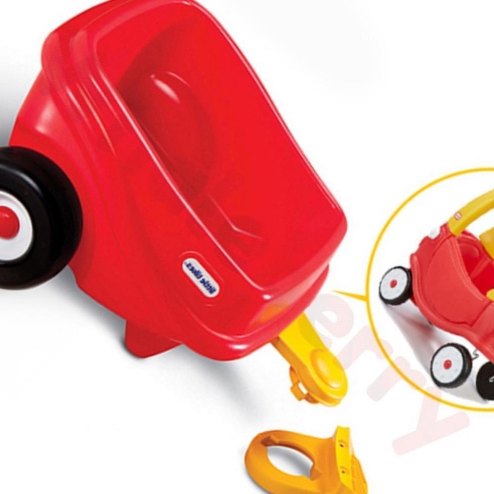 [오늘출발] 리틀타익스 웨일베리1 코지쿠페 트레일러 (레드) 아가 지붕차 18개월 유아 수납박스 4세