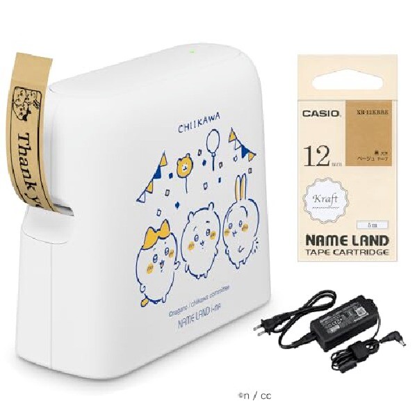 카시오 네임랜드 치이카와 먼작귀 라벨기 스티커 프린터기 KL-SP100-CK