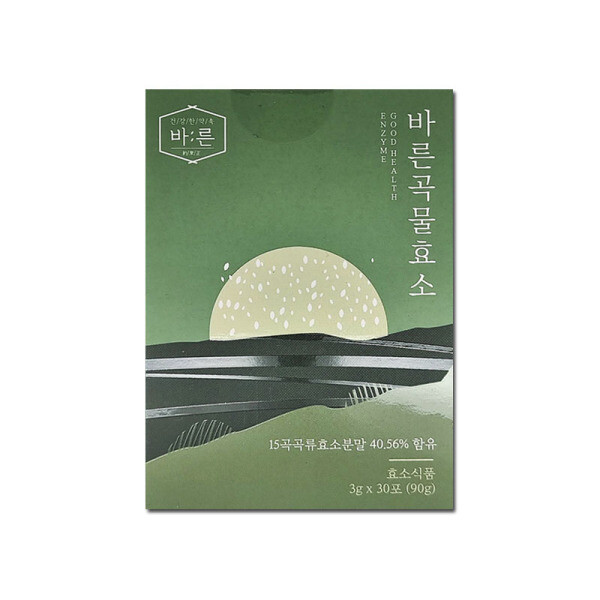 바른 바른곡물효소 3g x 30포 1개 ESC