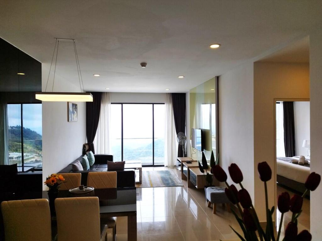 겐팅 하이랜드의 아파트먼트 (110m 침실 2개 프라이빗 욕실 2개)