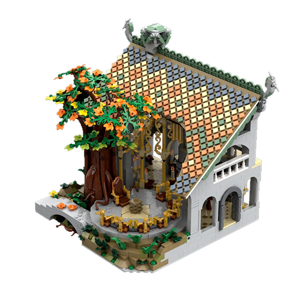 호환블록 Gobricks Moc Council of Elrond Bricks 모델 영화 반지 빌딩 블록 조립 완구 생일 선물