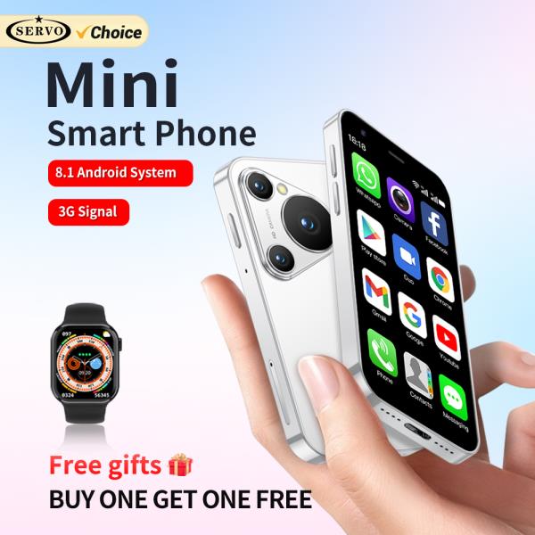 무료 선물 SERVO P80 미니 스마트폰 안드로이드 OS 듀얼 SIM 3.0 인치 HD 디스플레이 와이파이 핫스팟