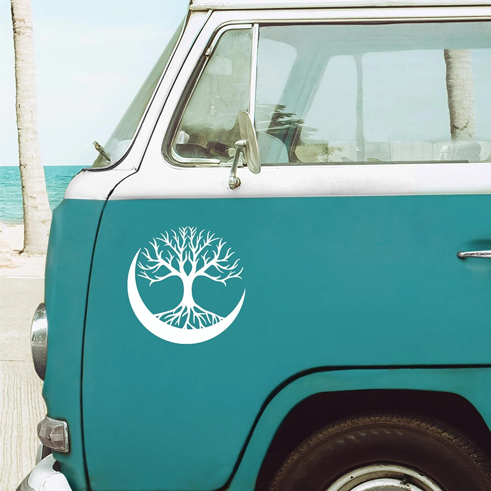 Tree of Life 자동차 데칼 밴 Rv 캐러밴 파간 이그드라실 밀교 스티커 비닐 액세서리 튜닝 부품