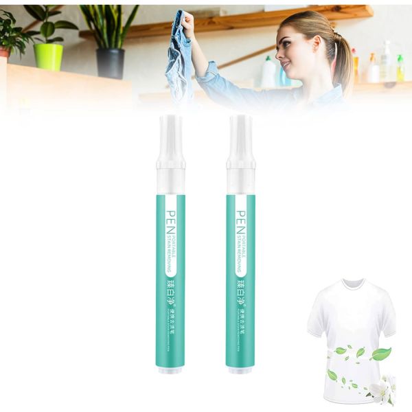 [오늘출발] 옷 얼룩 제거 확실한 김치 티셔트 의류 의류용 표백제 펜 제거용 휴대용 기름때 제거기 세탁 무료 클린 펜