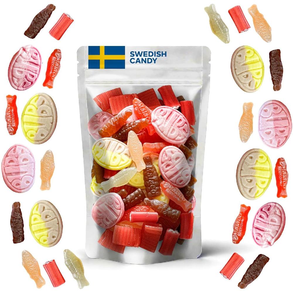 스웨디시 캔디 스위트 픽 앤 믹스 Bubs Ovals 포함 1파운드 정통 구미 과자 젤리
